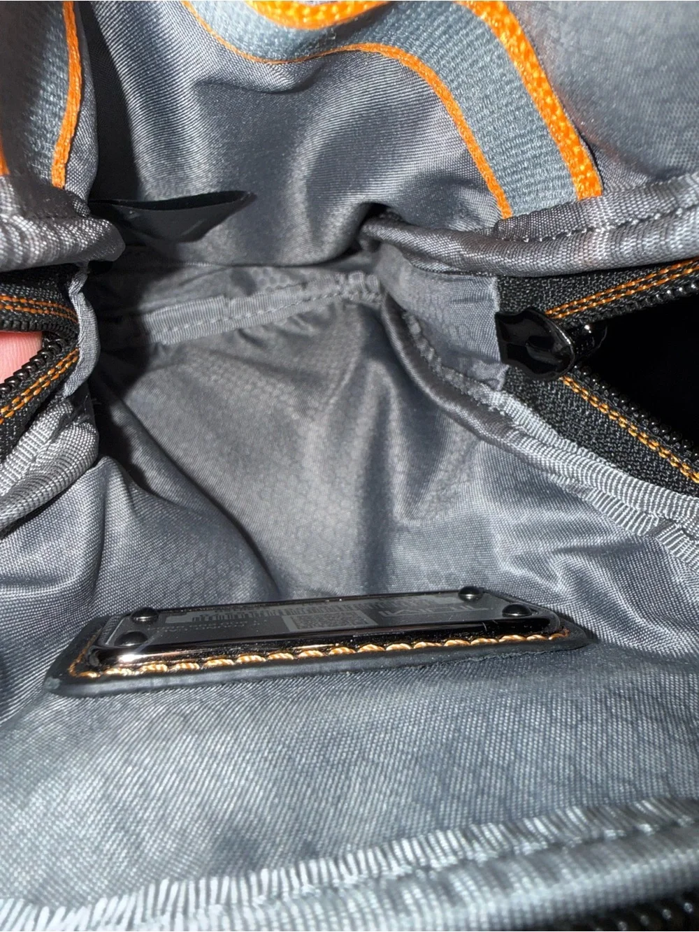 Tumi Gray Men's Compact Crossbody Pouch